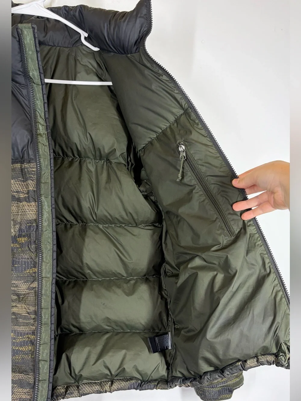 The North Face Nuptse 700 Down Camo Puffer Jacket Men's Size Medium
